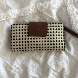 Dotted FOSSIL bi-fold wallet